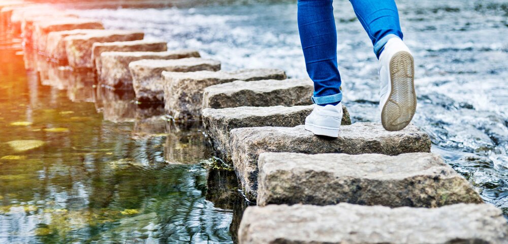 stepping stones
