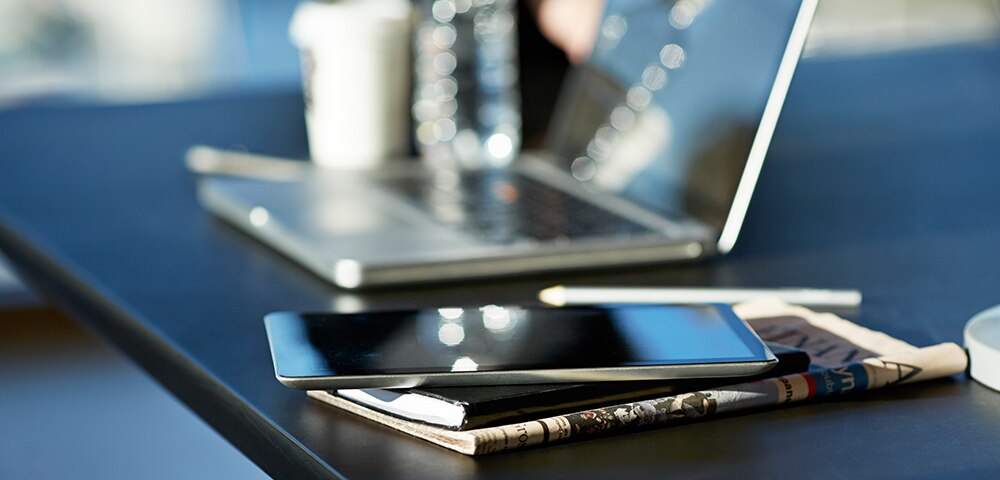 Laptop and cellphone