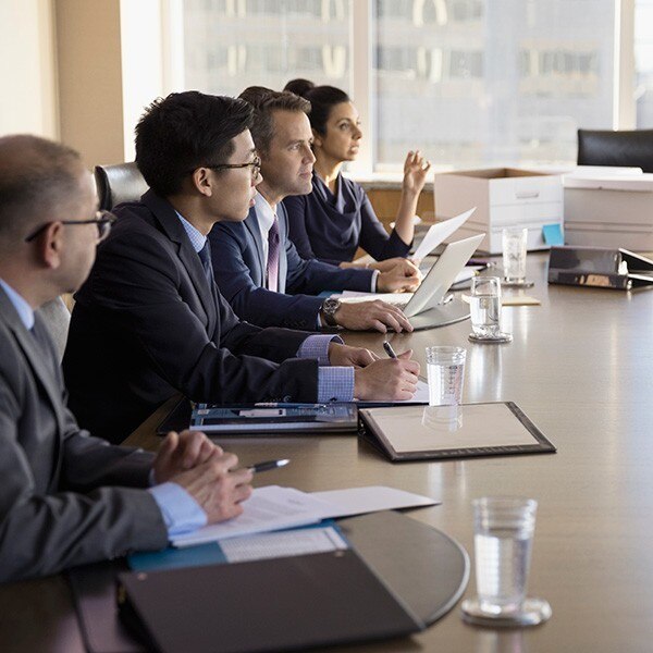 Boardroom meeting