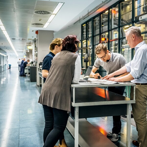 People working together