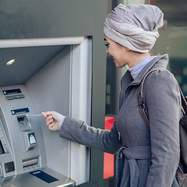 Girl with Key2Benefits card