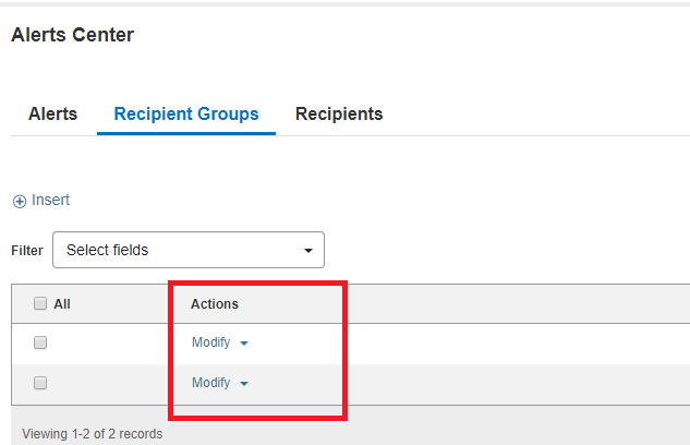 ACH edit email recipients