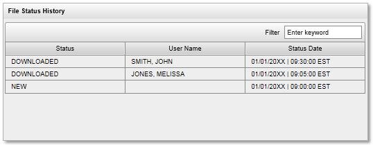 Retrieve Files History