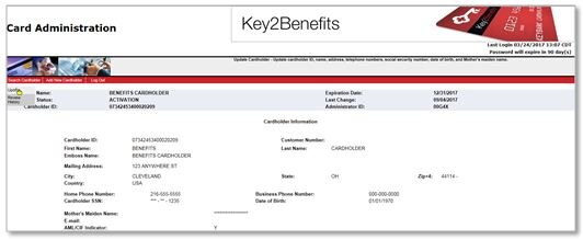 Update Cardholder Info