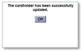 Submit Update Cardholder Info