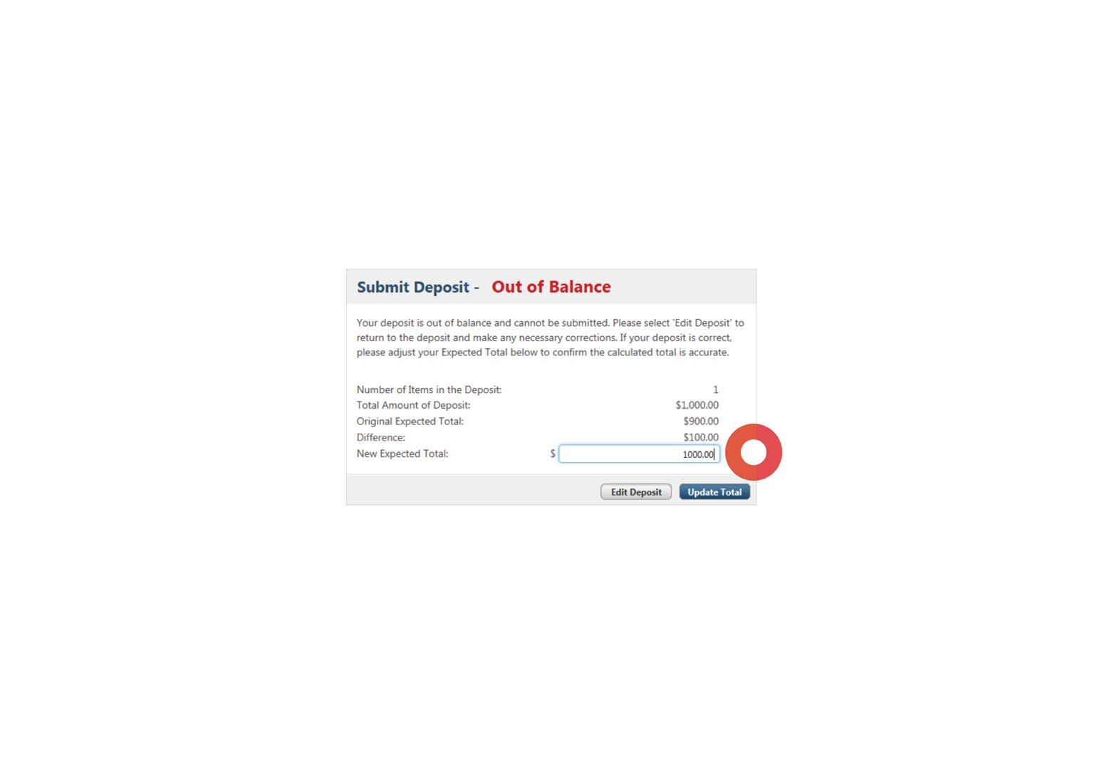 Out of Balance screen