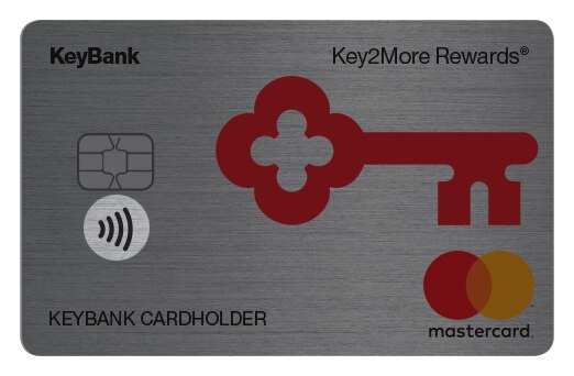 KeyBank sample contactless credit card
