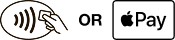 tap or Apple Pay logo