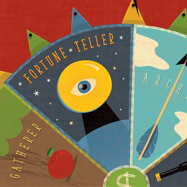 wheel of dollar signs