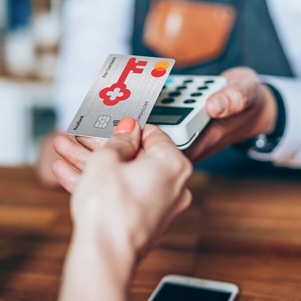 Card tapping credit card machine