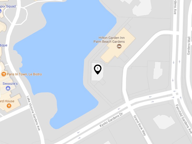 Map of Palm Beach Florida